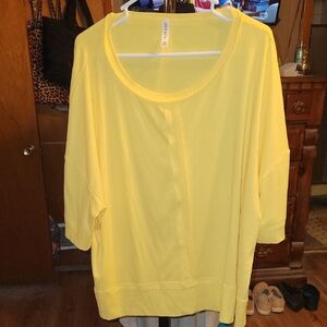 Zara Yellow Women's Top
